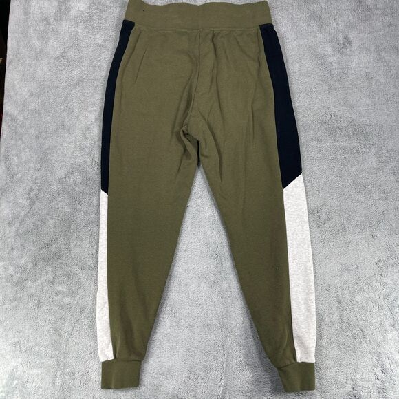 Nike Air Jogger Pants Womens Medium Olive Green Cotton Stretch Pockets Pull On - Picture 2 of 14